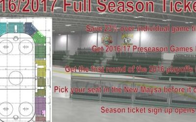 2016-17 Season Ticket Sales Open Tuesday