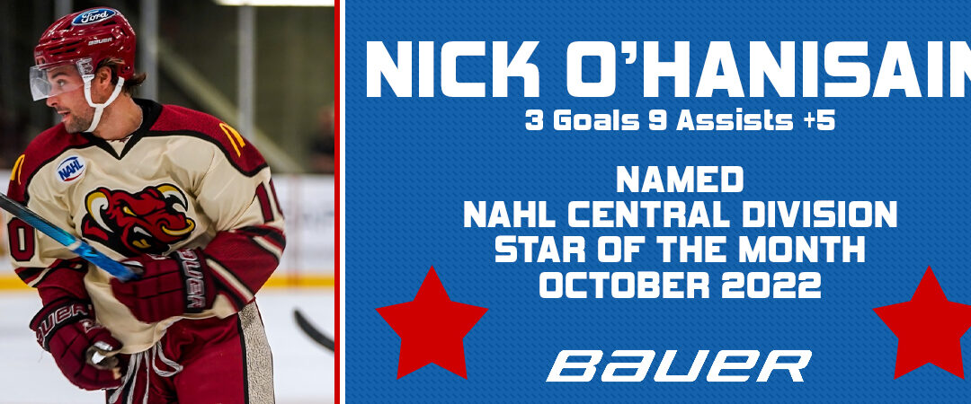 Nick O’Hanisain Earns Star of the Month Honors