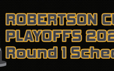 Robertson Cup Playoff Schedule Round 1