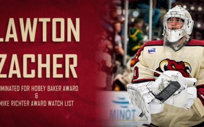 Lawton Zacher Nominated for Hobey Baker Award & Named to Mike Richter Award Watch List