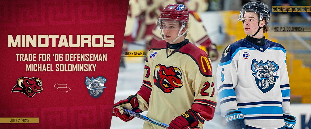 Minotauros Trade For ’06 Defenseman Michael Solominsky